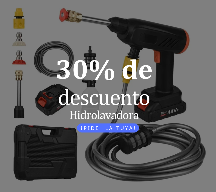 HIDROLAVADORA PORTATIL MULTIUSOS