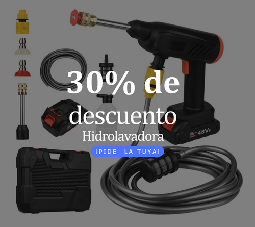 HIDROLAVADORA PORTATIL MULTIUSOS